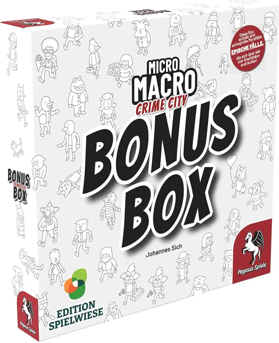 Pegasus MicroMacro Crime City Bonus Box Bordspel