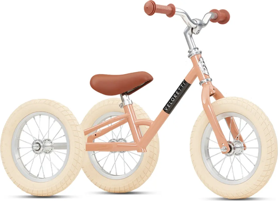 Veloretti Driewieler 2-in-1 Loopfiets 12 inch
