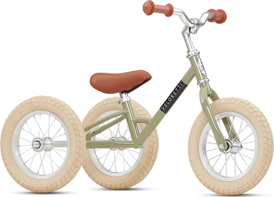 Veloretti Driewieler 2-in-1 Loopfiets 12 inch