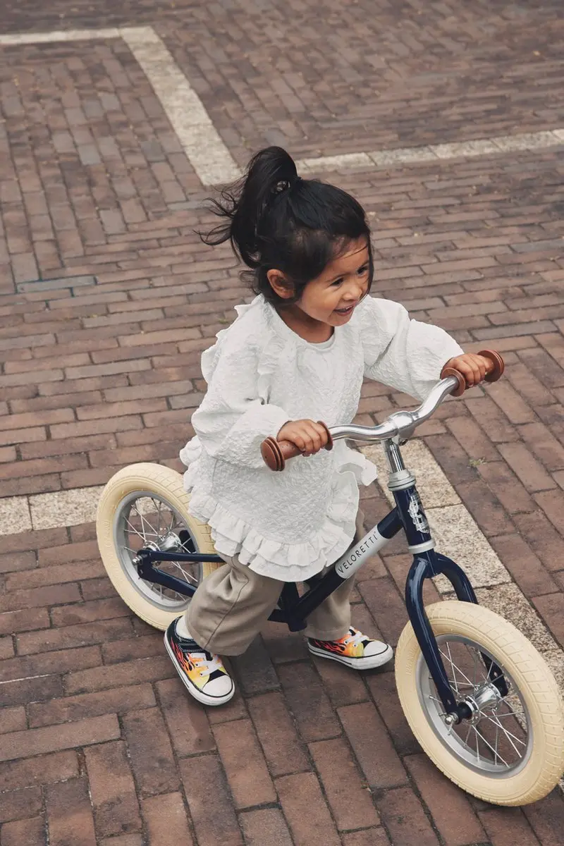 Veloretti Mini Loopfiets 12 inch - Donkerblauw