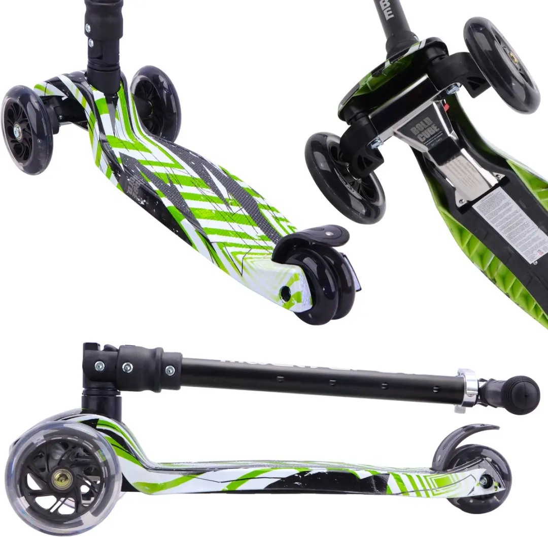 Volare BOLDCUBE Big Driewielstep 9cm Swift Green