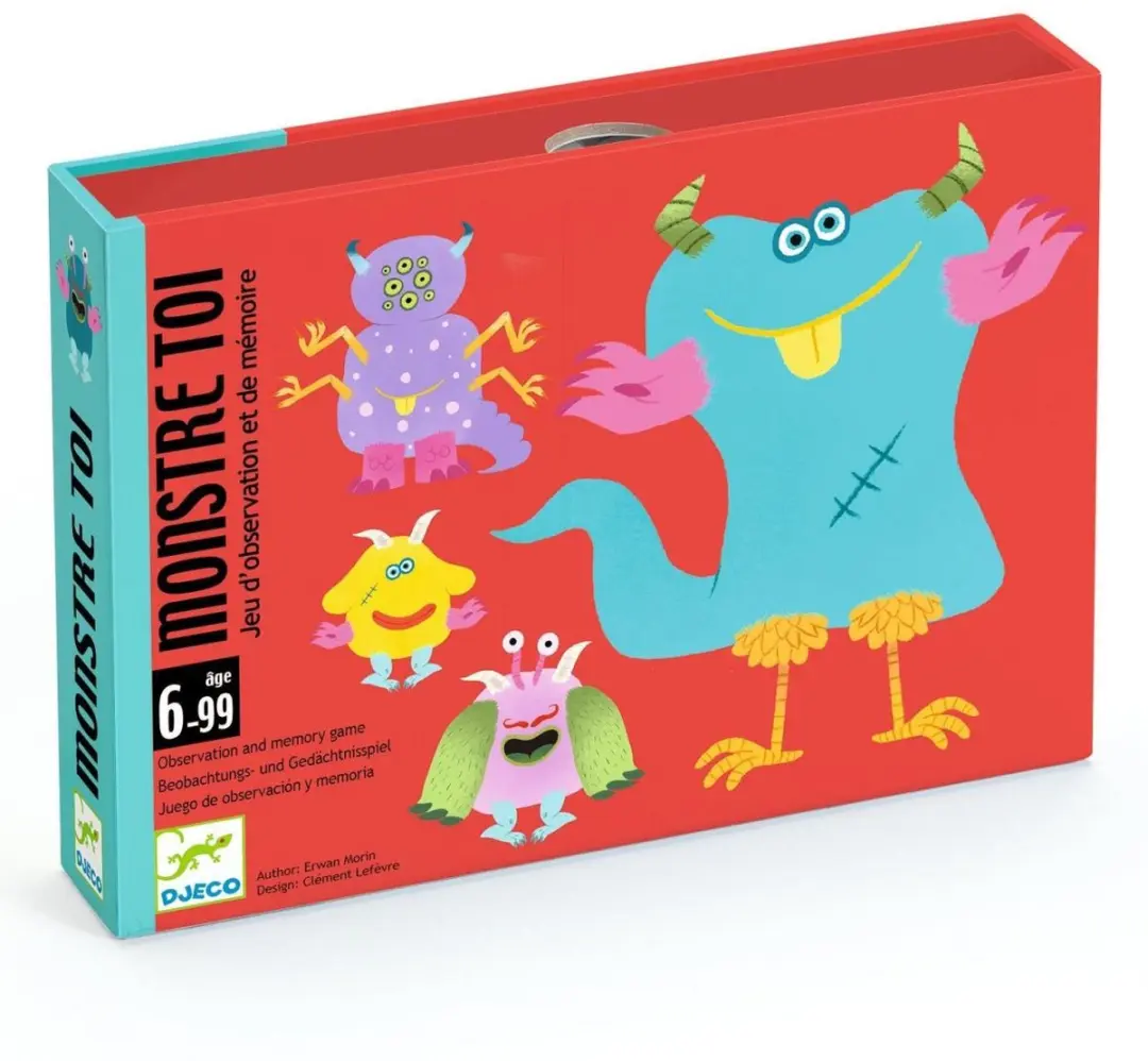 Djeco Monstre Toi Geheugenspel - 80 Stuks - Meerkleurig