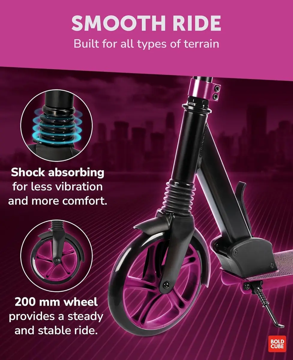 Volare BOLDCUBE BIG 2-Wielstep 7.87 Inch - Magenta