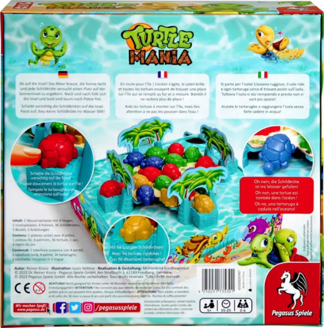 Pegasus Turtle Mania - Multi Kleur