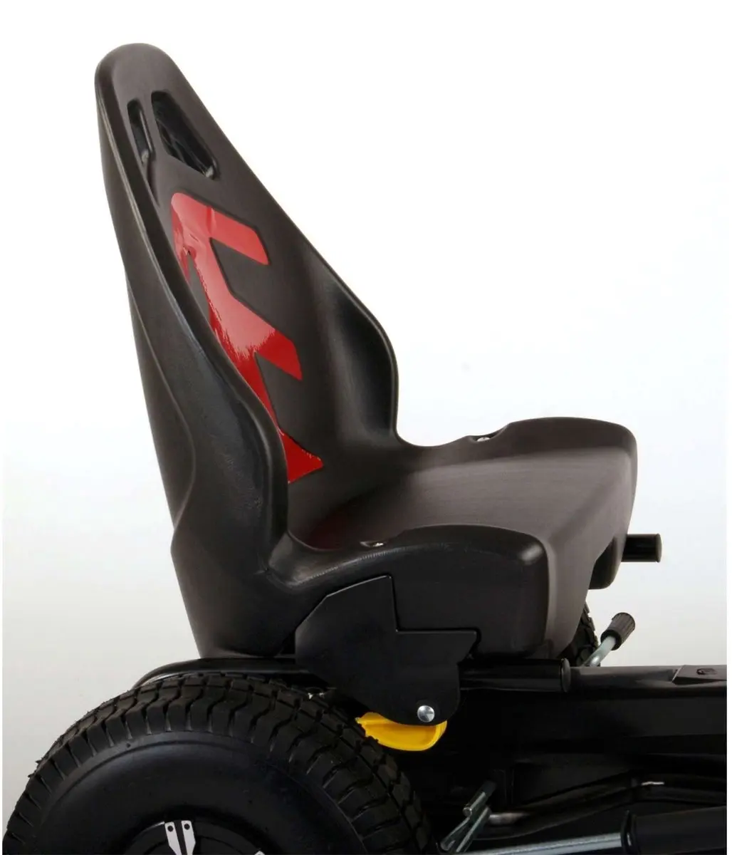 Volare Go Kart Racing Car - Luchtbanden - Grijs Zwart