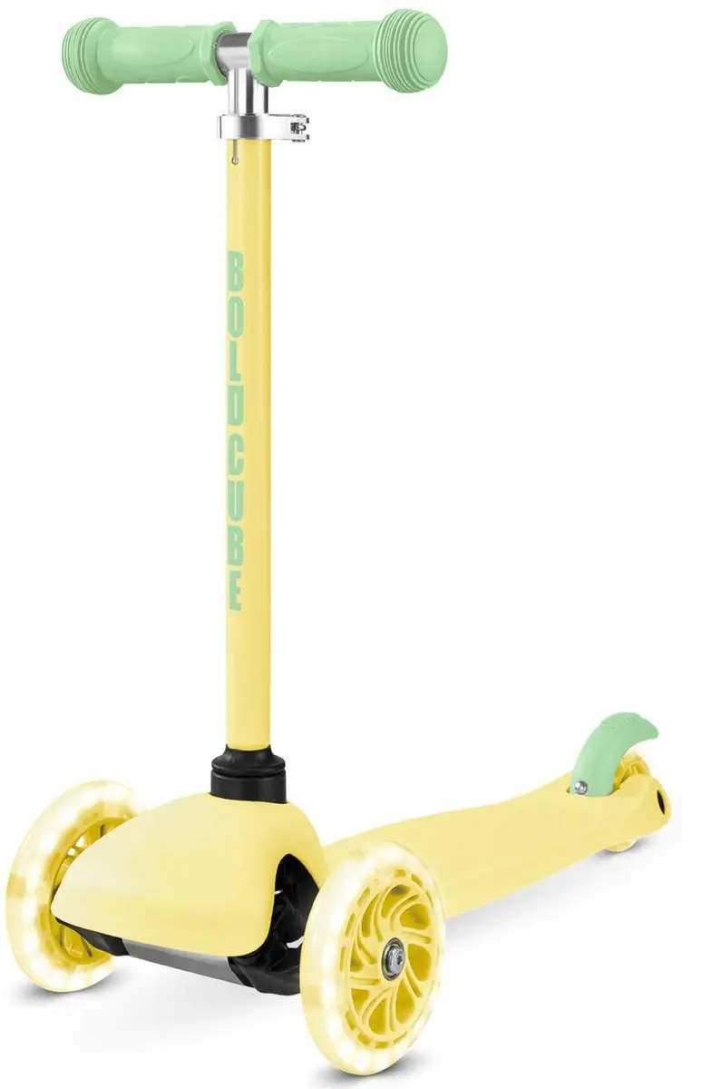 Volare BOLDCUBE Teeny Driewielstep 10 Inch - Geel