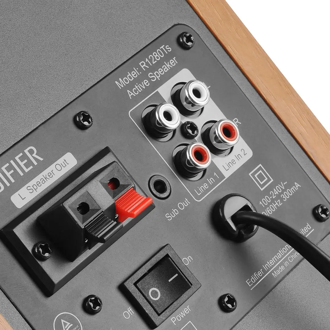 Edifier R1280TS Multimedia Luidsprekers - Bruin - afbeelding 6 van 6