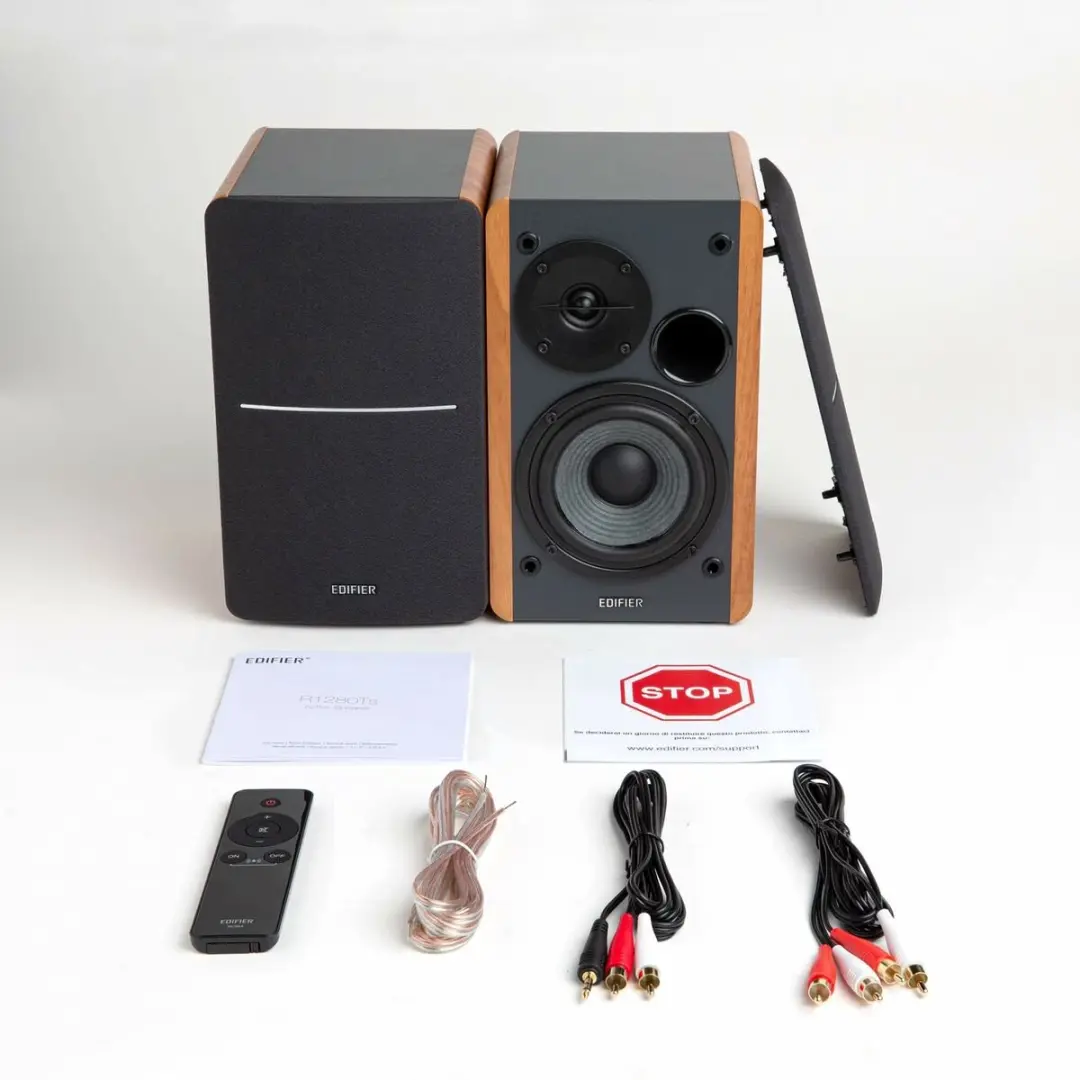 Edifier R1280TS Multimedia Luidsprekers - Bruin - afbeelding 2 van 6