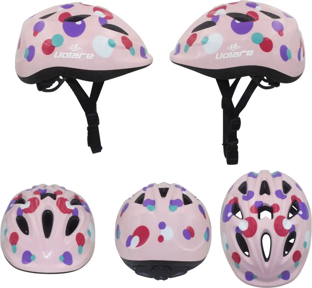Volare Kids Fietshelm - Roze - 47-51 cm - afbeelding 6 van 6
