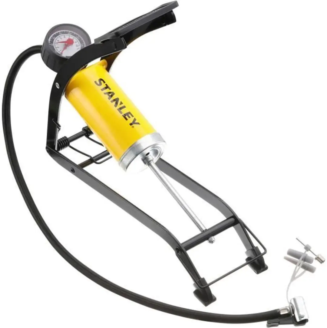 Stanley STHT80894-1 Voetpomp - Hoge Druk 300 Bar - Lichtgewicht Geel/Zwart