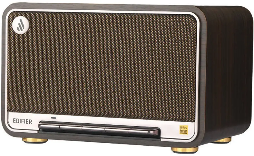 Edifier D32 Stereo HiRes Speaker - Zwart Walnoot - afbeelding 6 van 6