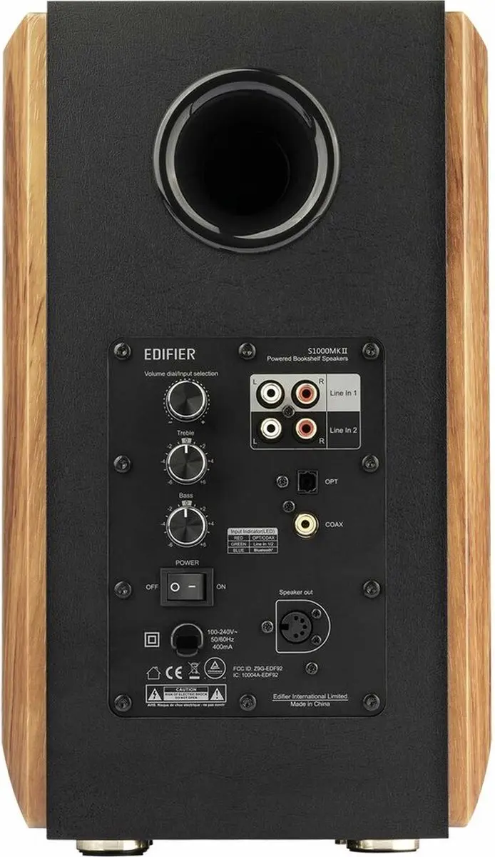 Edifier S1000MKII Actieve Speaker - Walnoot - 120W