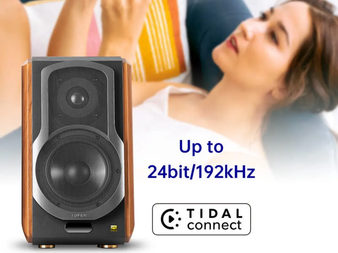 Edifier S1000W Actieve Speaker - Walnoot