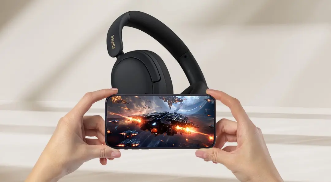 Edifier W800BT SE Bluetooth Koptelefoon - Zwart - afbeelding 6 van 6