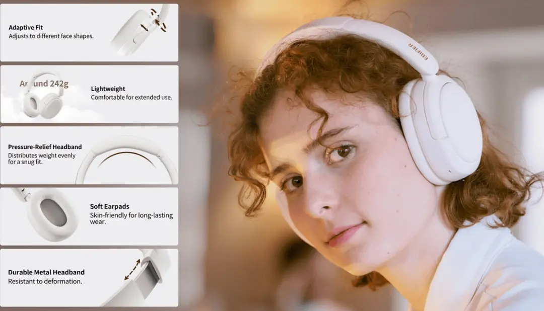 Edifier W800BT SE Bluetooth Koptelefoon - Zwart