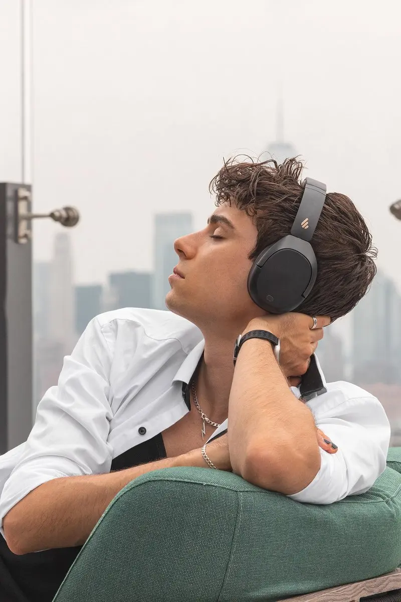 Edifier W830NB Over-Ear Koptelefoon - ANC Bluetooth HiRes - Zwart - afbeelding 6 van 6