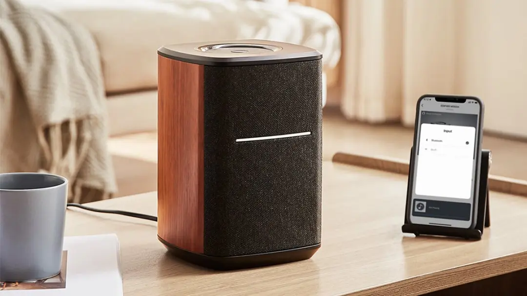 Edifier MS50A Wifi Speaker - Walnoot - afbeelding 6 van 6