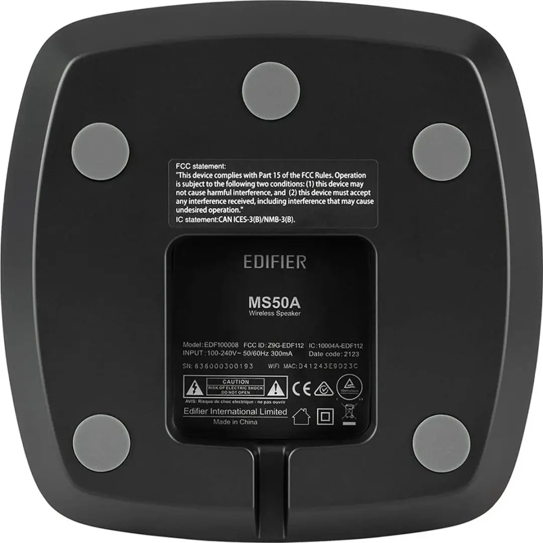 Edifier MS50A Wifi Speaker - Walnoot - afbeelding 2 van 6