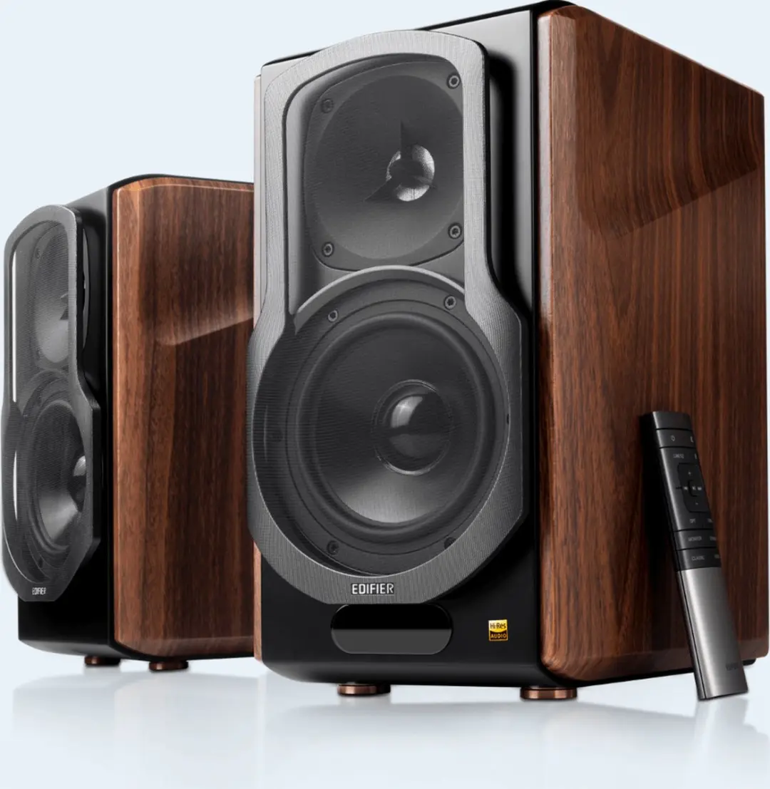 Edifier S2000MKIII Boekenplankluidsprekers - 256W - Walnoot - afbeelding 6 van 6