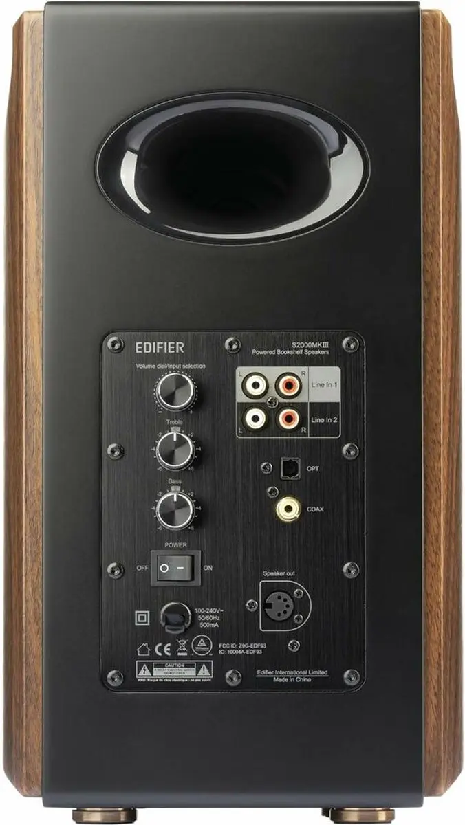 Edifier S2000MKIII Boekenplankluidsprekers - 256W - Walnoot