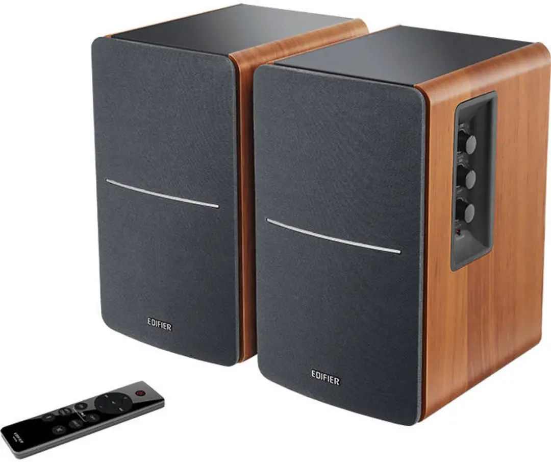 Edifier R1280DBs Actieve Boekenplankluidsprekers - 42W - Bruin