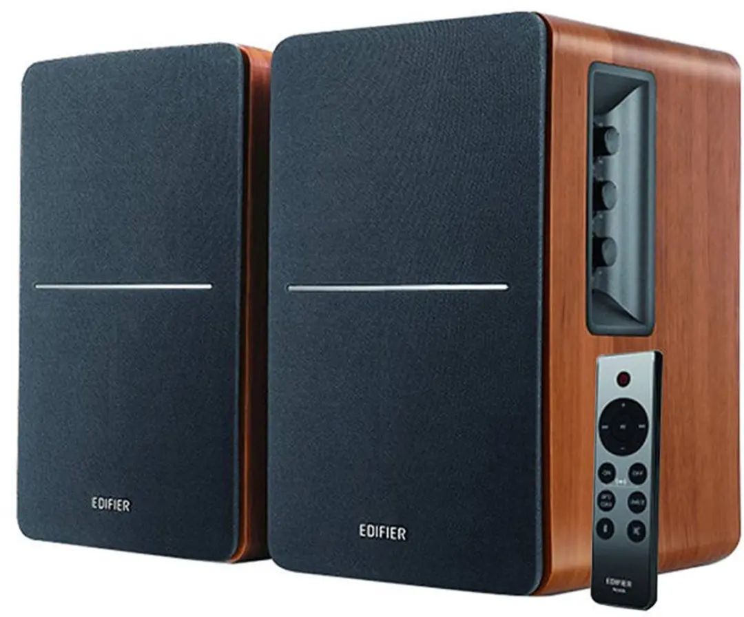 Edifier R1280DBs Actieve Boekenplankluidsprekers - 42W - Bruin