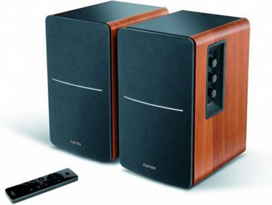 Edifier R1280DBs Actieve Boekenplankluidsprekers - 42W - Bruin