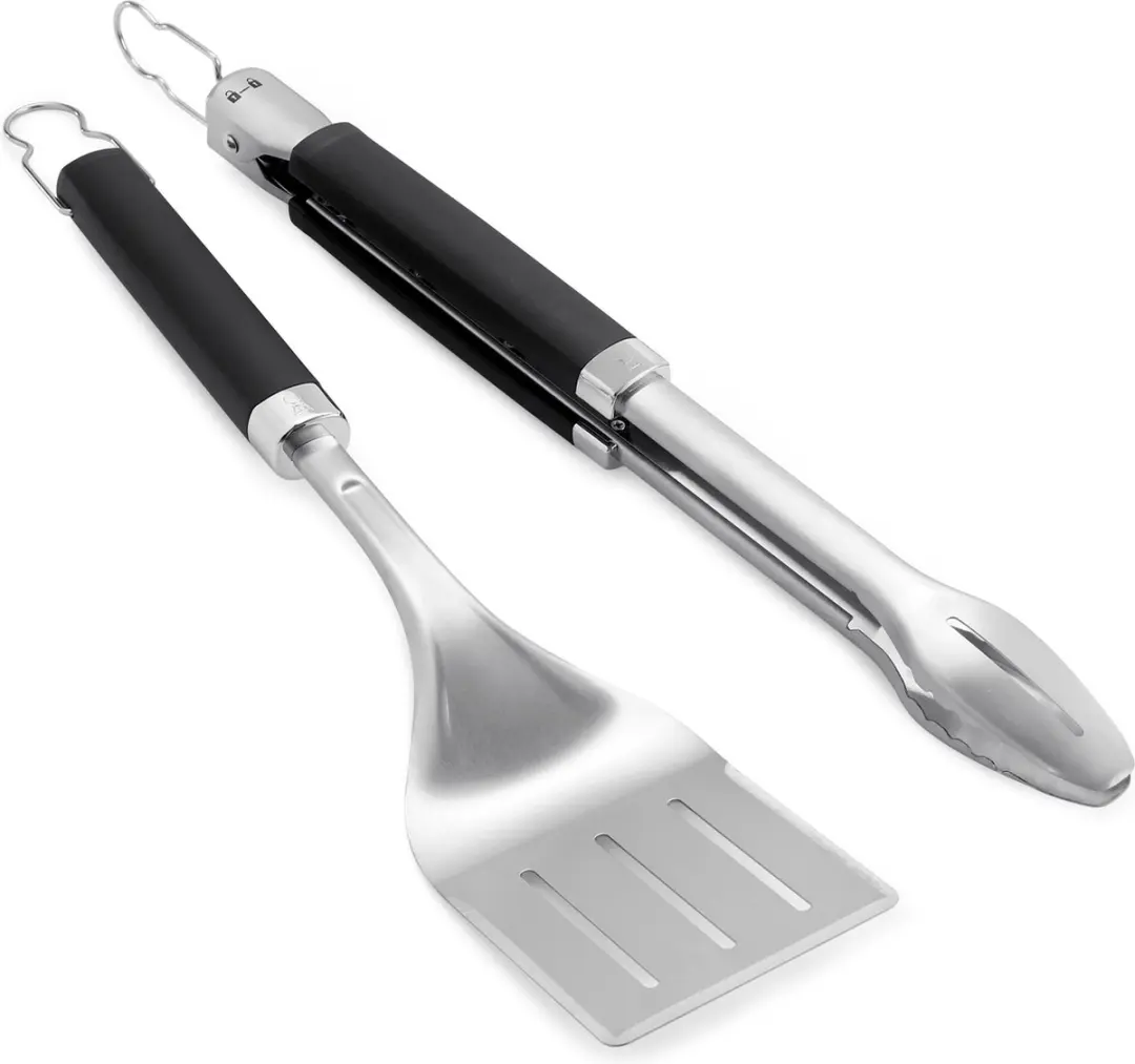 Weber Precision Barbecuetang & Spatelset - 2-delig