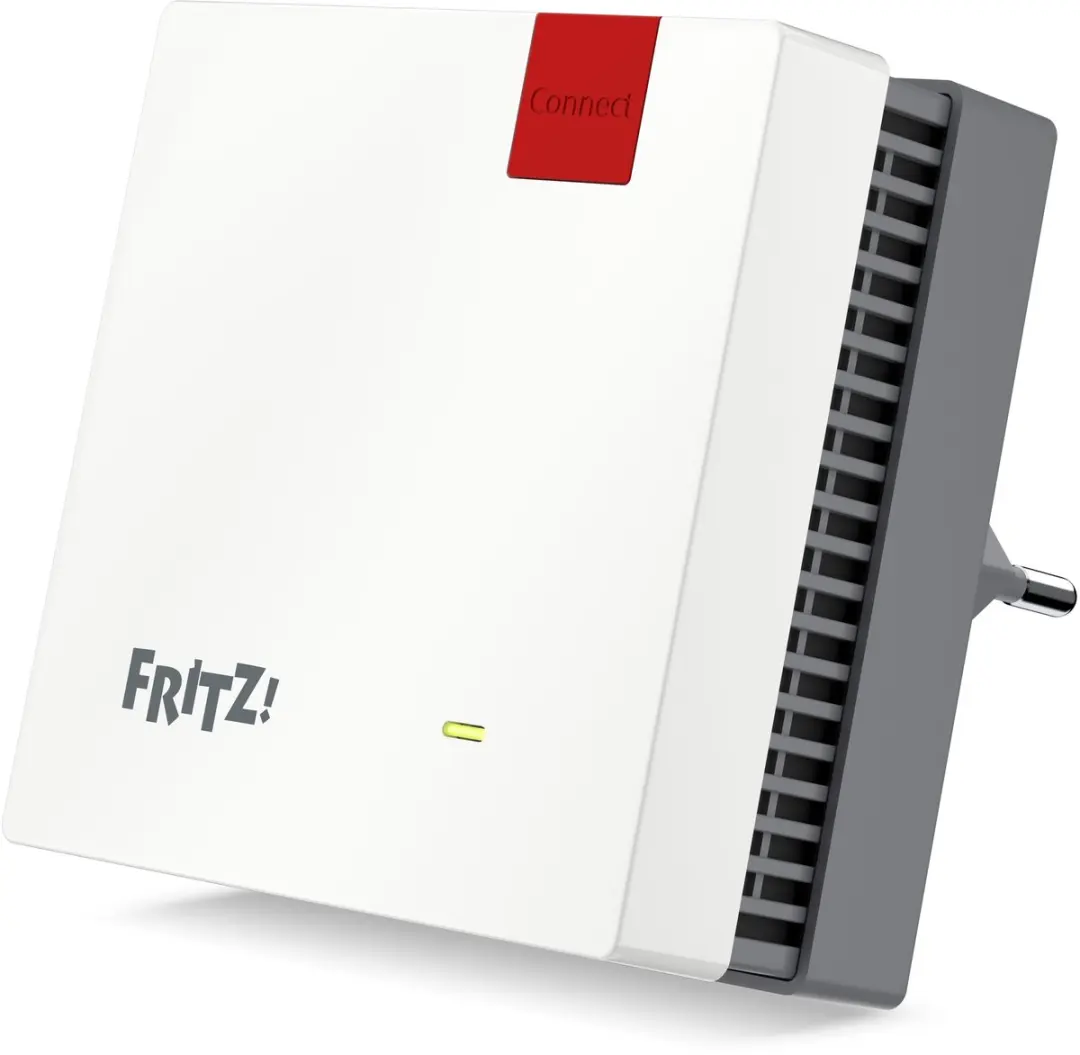 FRITZ! Repeater 1600 Mesh Wi-Fi Extender - Wi-Fi 6 - 3000 Mbit/s - Wit