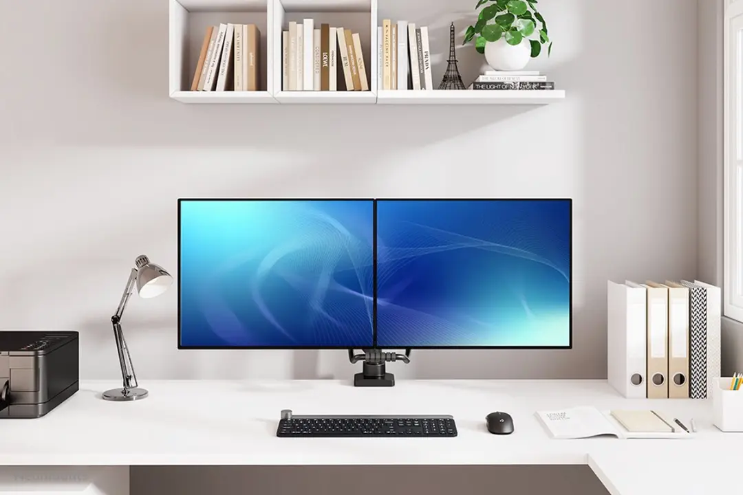 Neomounts NEXT Core DS75-450BL2 Monitorarm 2x 17-32" - 1-8kg/scherm - Zwart