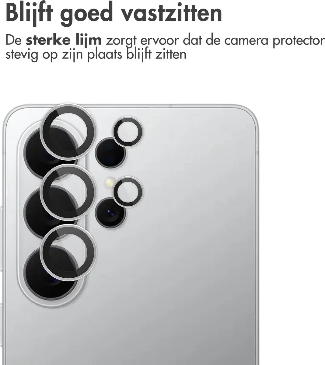 Imoshion Camera Lens Protector S26 Ultra - 2 Stuks - Silver Shadow