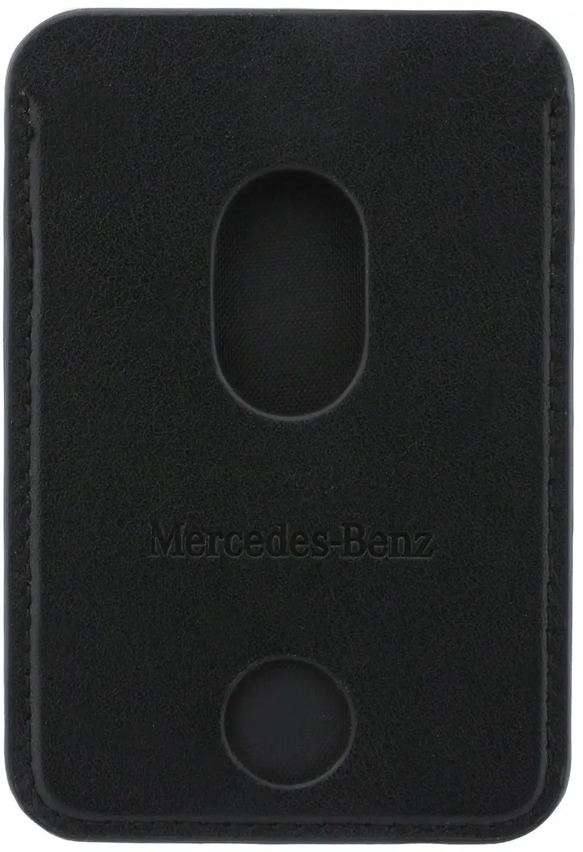 Mercedes Wallet Pasjeshouder - MagSafe - 2 Pasjes - Zwart