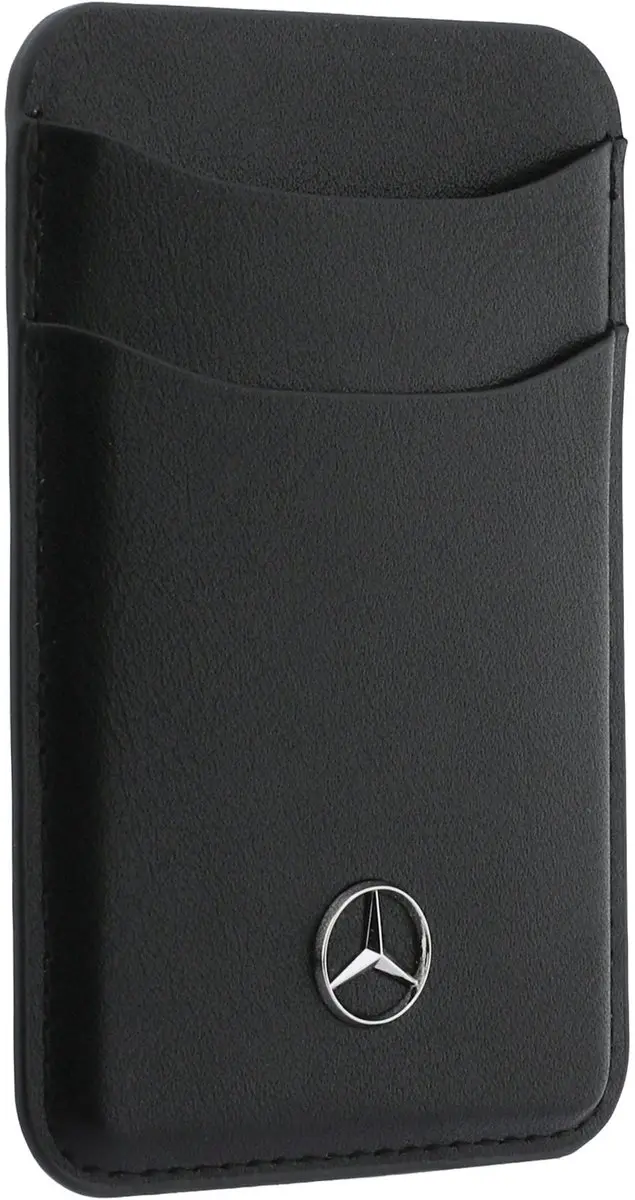 Mercedes Wallet Pasjeshouder - MagSafe - 2 Pasjes - Zwart