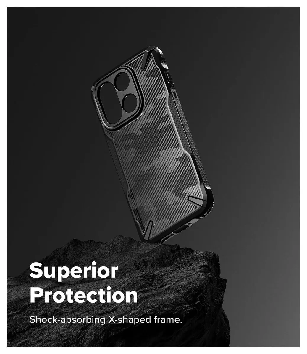 Ringke Fusion X Hoesje OnePlus 15 - Camo Zwart