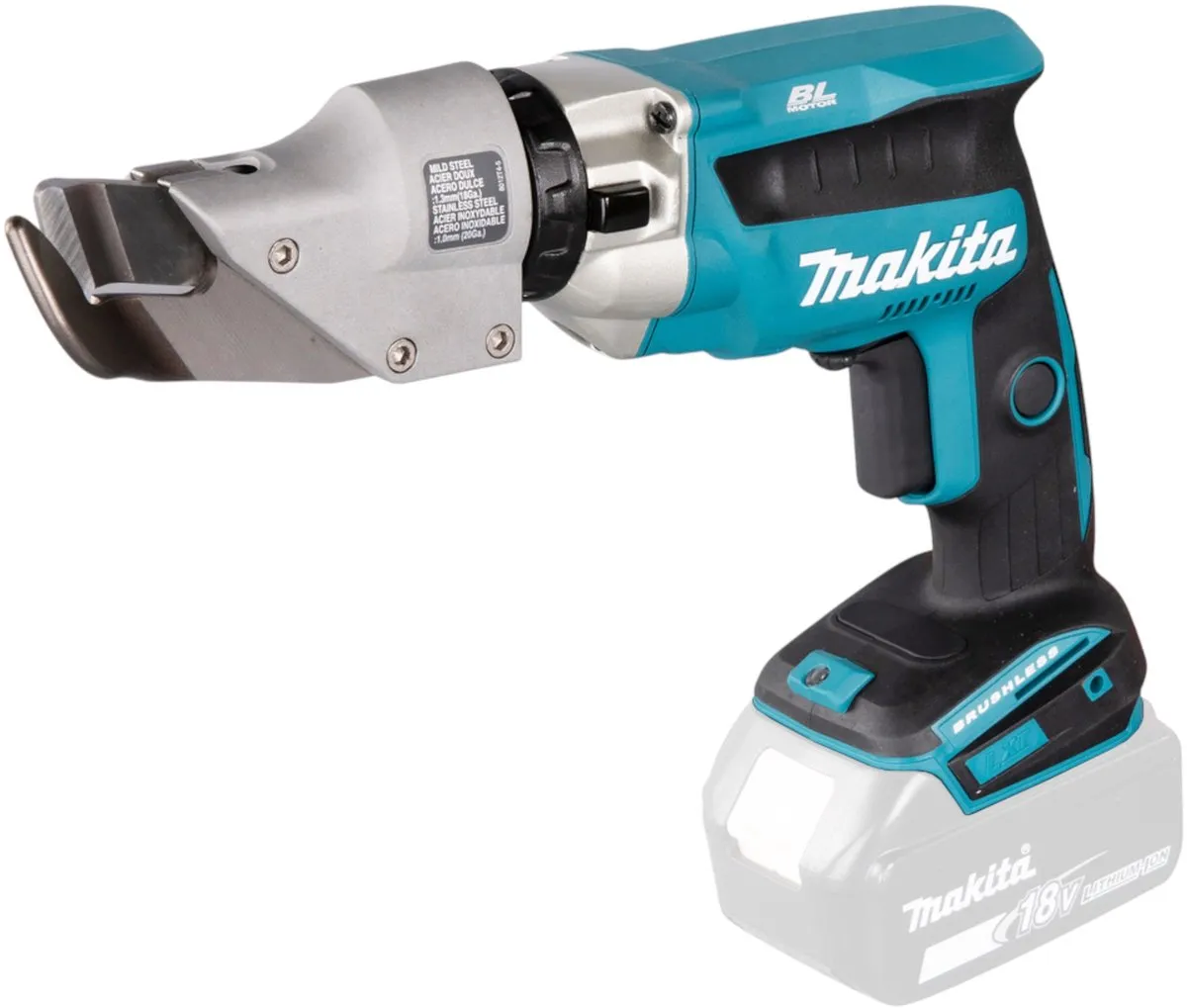 Makita DJS131Z Accu Plaatschaar 18V - 1,3mm RVS/staal