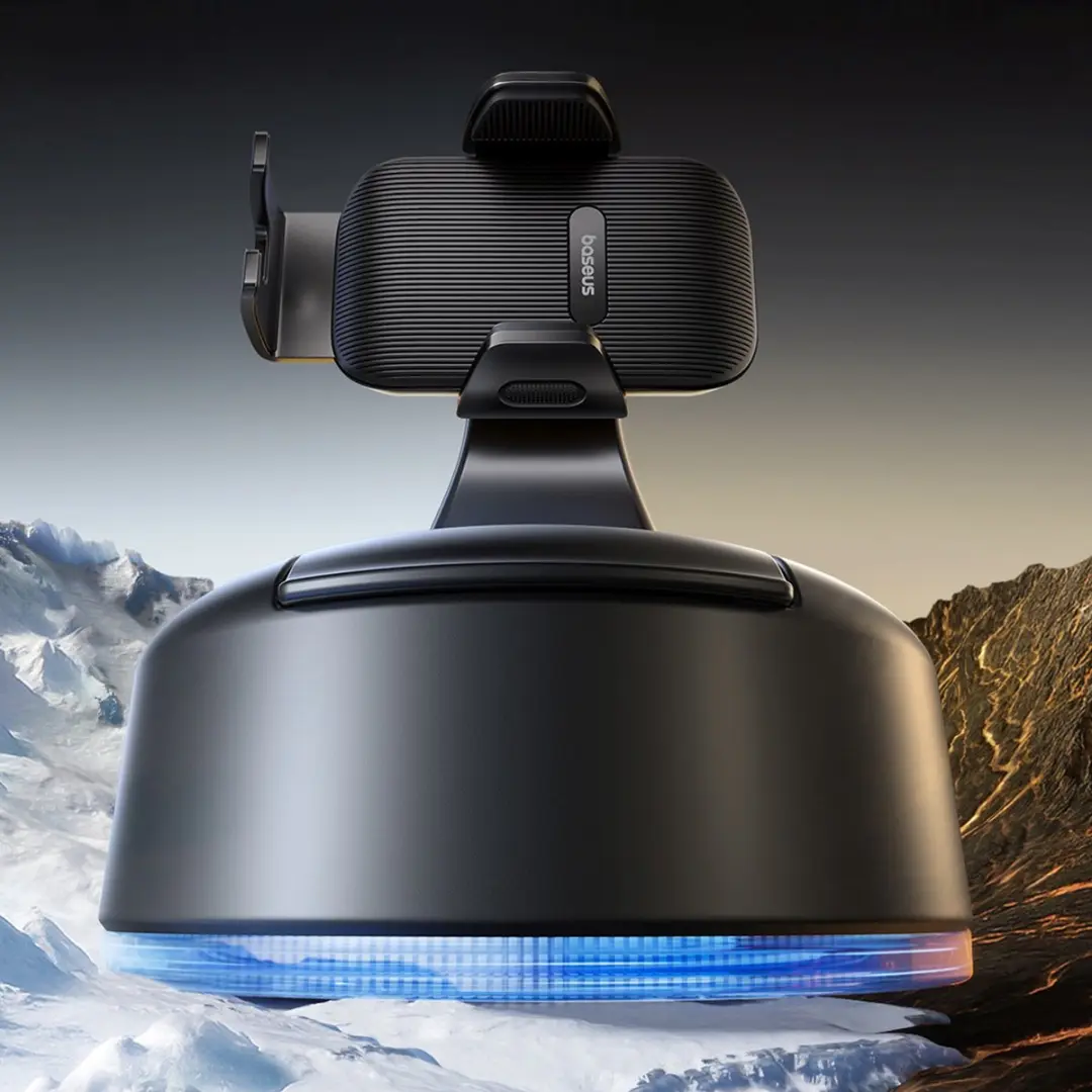 Baseus PrimeTrip Telefoonhouder Auto 360° - Universeel 6.5" - Zwart