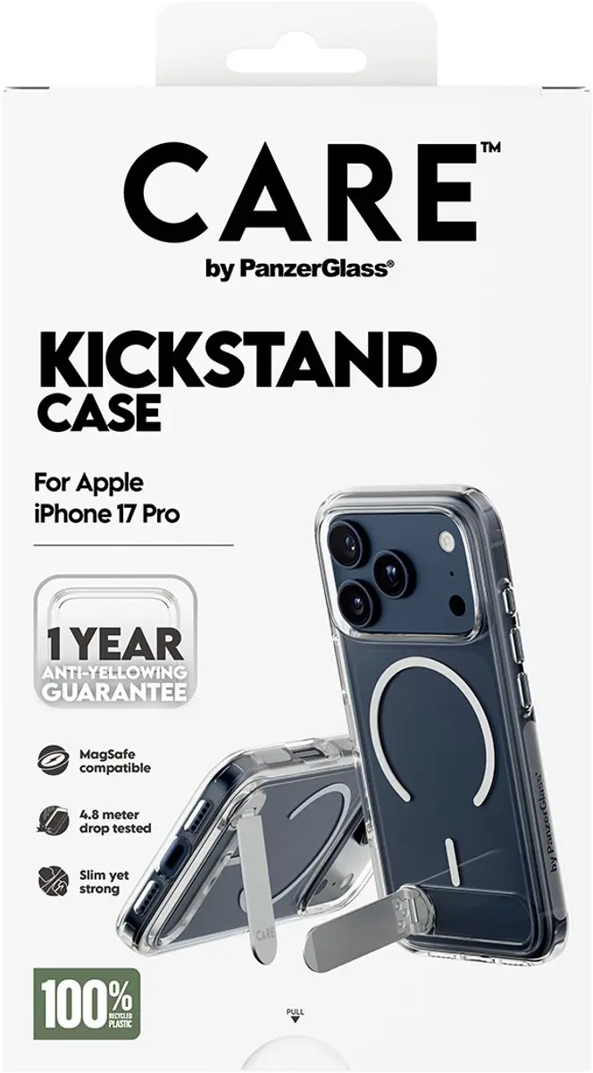PanzerGlass Hoes iPhone 17 Pro MagSafe - Transparant - MPN 5715685026812