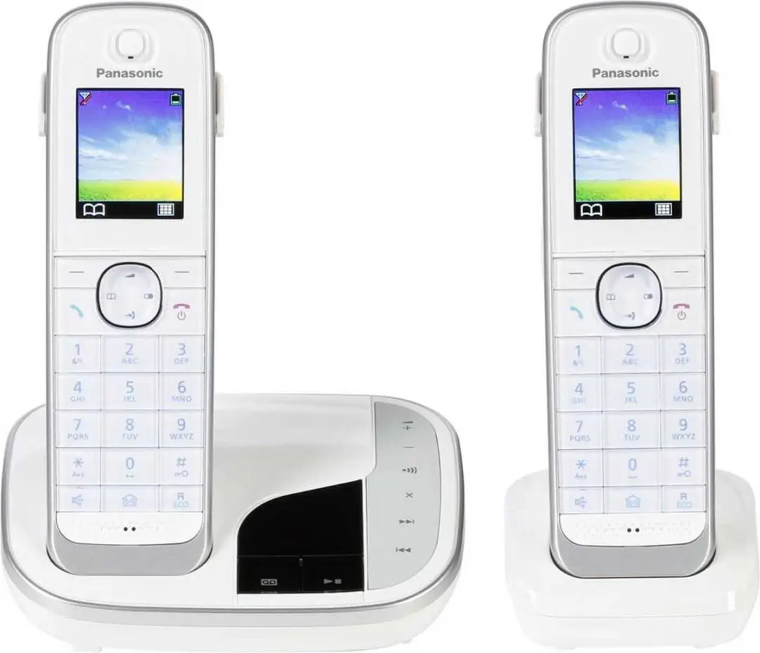 Panasonic KX-TGJ322GW Telefooncentrale - 2 Handsets - Wit - afbeelding 2 van 5