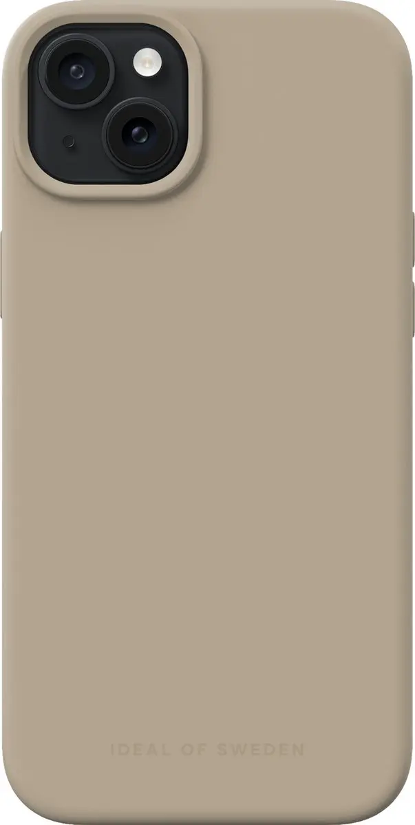 iDeal of Sweden iPhone 15 Plus Silicone Hoes - Beige - IDSIC-I2367-128 - afbeelding 2 van 5