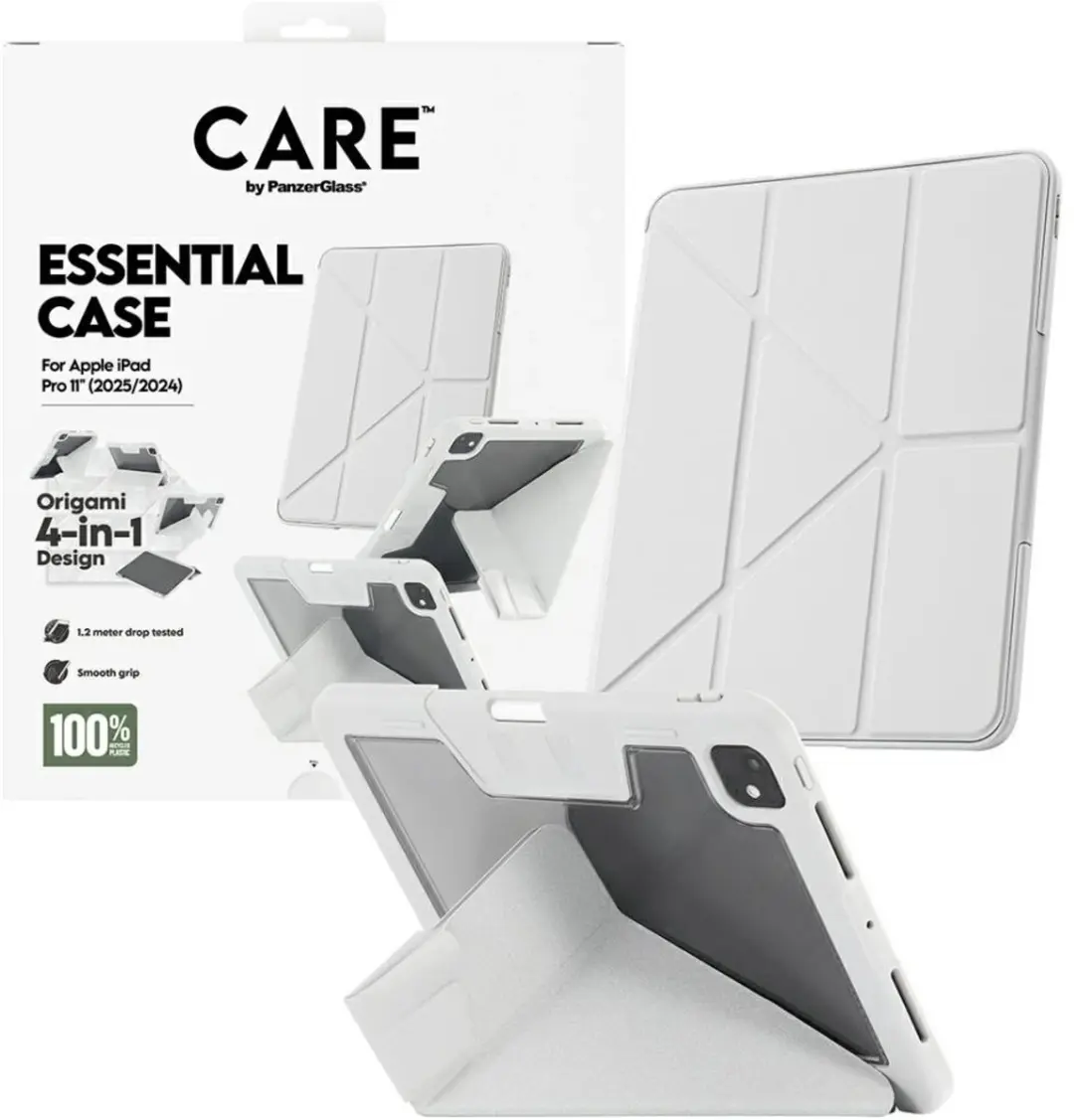 PanzerGlass Case Care Y Fold voor iPad Pro 11" 2024/2025 - Magnetisch - Jasnoszary - afbeelding 6 van 6