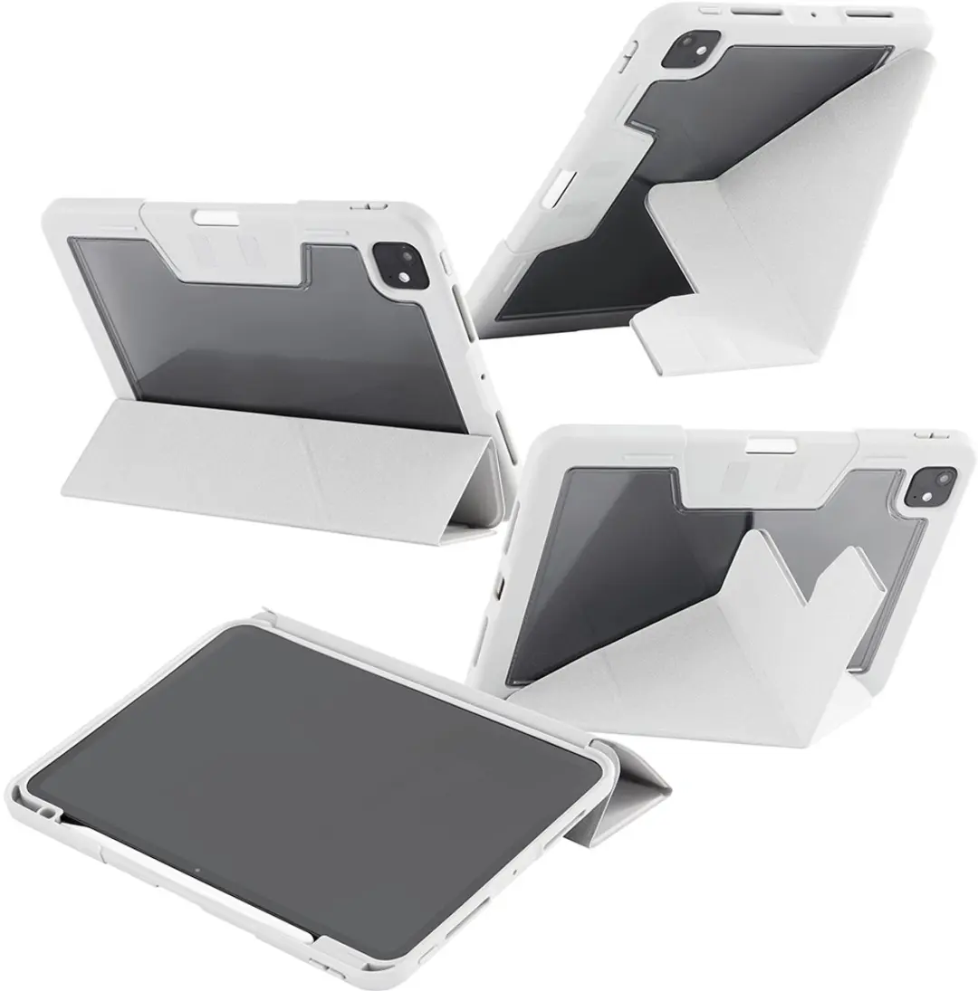 PanzerGlass Case Care Y Fold voor iPad Pro 11" 2024/2025 - Magnetisch - Jasnoszary