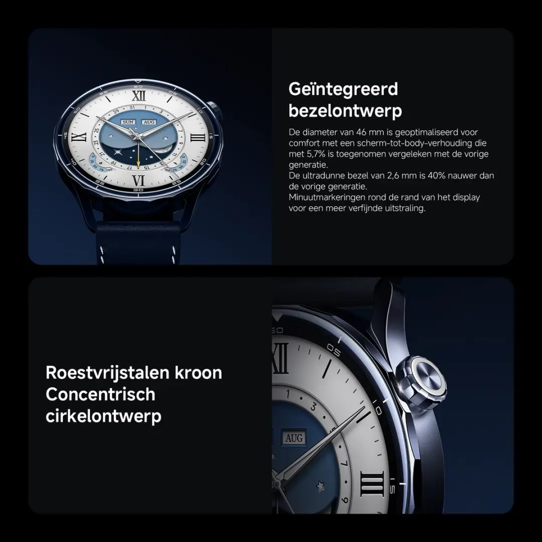 Xiaomi Watch S5 46mm Smartwatch - 1.48" AMOLED - Blauw
