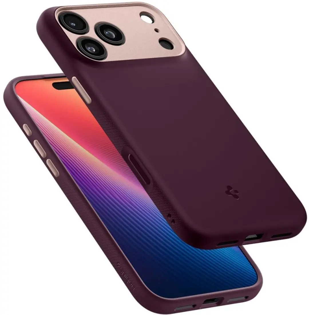 Spigen Nano Pop Hoesje iPhone 17 Pro - Bordeauxrood - SPG-NP-MS-IP17P-BG