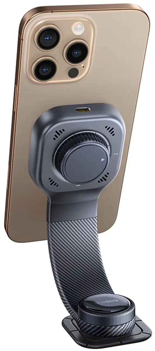 Baseus PrimeTrip C03Pro Magnetische Telefoonhouder Auto - 15W MagSafe - Zwart