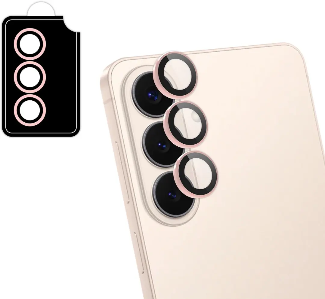 imoshiion Camera Lens Protector - Samsung Galaxy S26/S26+ - 2 Stuks - Pink Gold