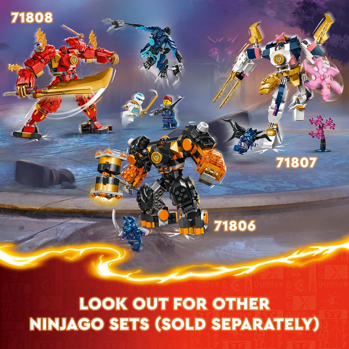 LEGO Ninjago Cole Elementaire Aardemecha 71806 - 235 Stukken - afbeelding 6 van 6