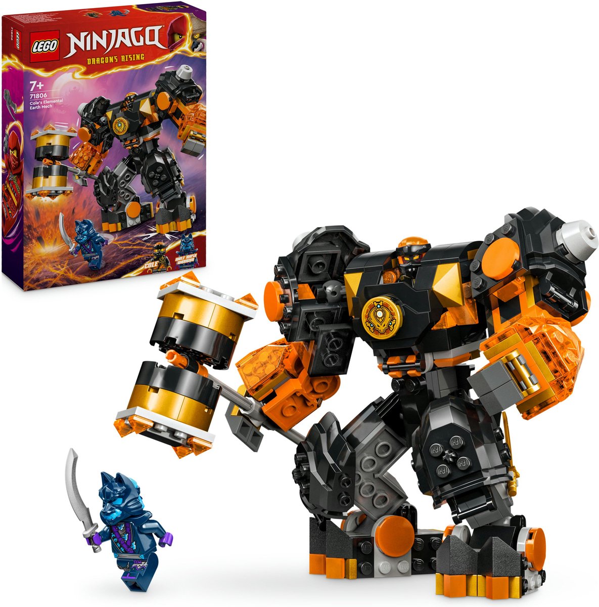LEGO NINJAGO Cole's elementaire aardemecha - 71806