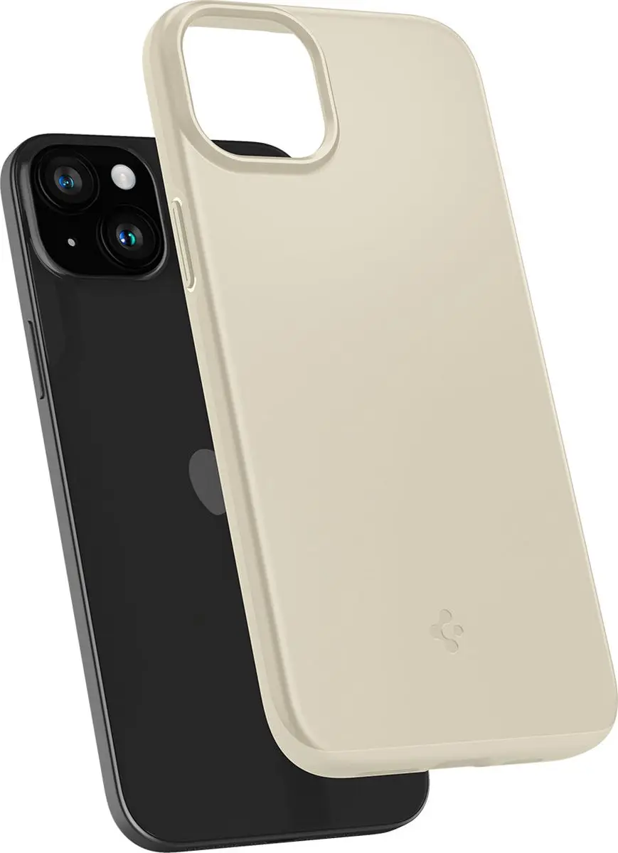 Spigen Thin Fit Hoesje ACS06642 - iPhone 15 Plus - Bruin - afbeelding 6 van 6