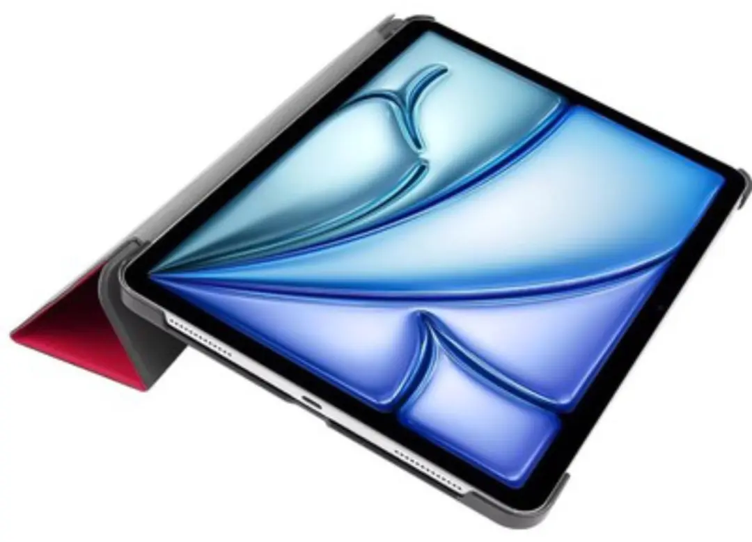 Just in Case iPad Air 13 Hoes TriFold Bookcase - Rood - 8501189