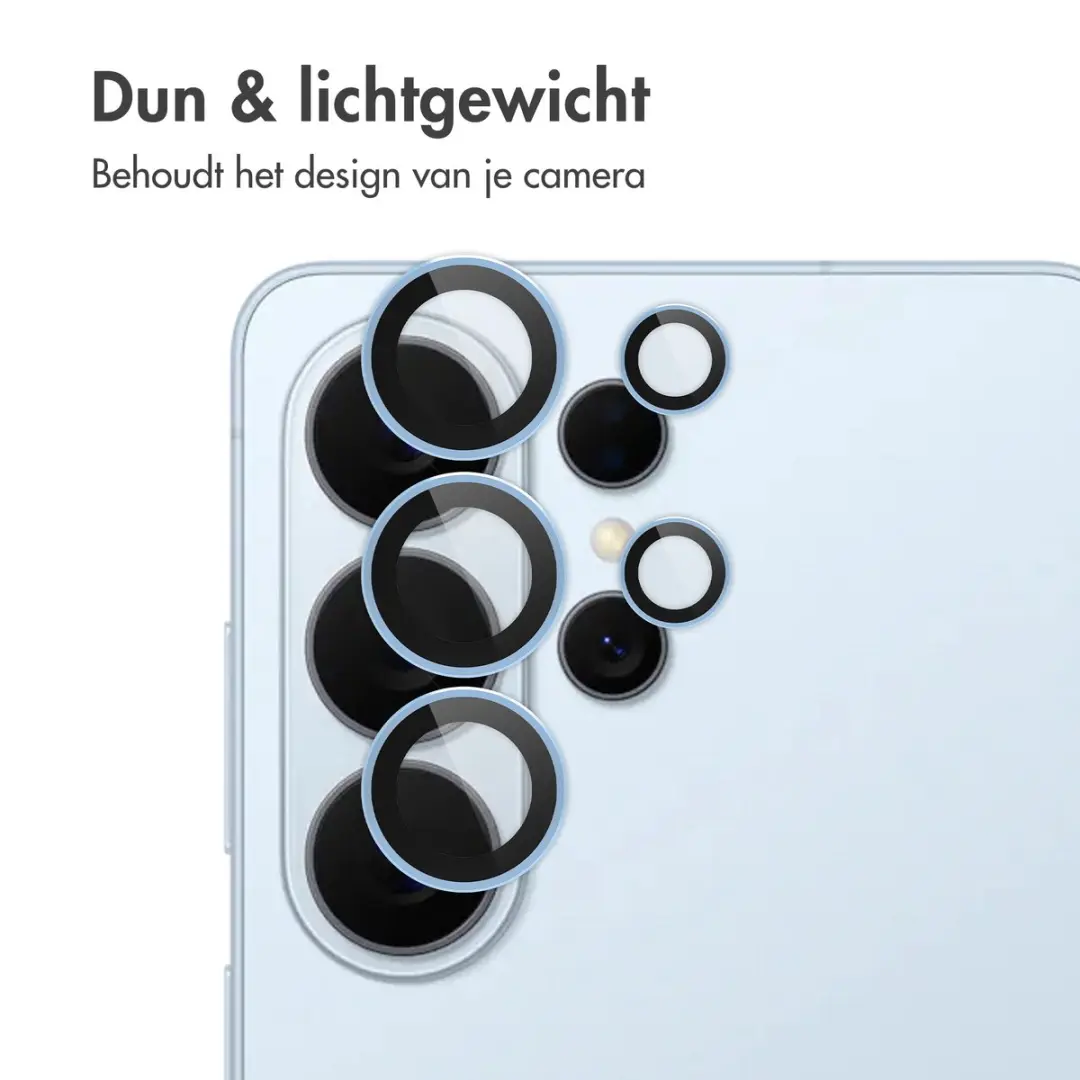 imoshiion Camera Lens Protector - Samsung Galaxy S26 Ultra - 2 Stuks - Sky Blue